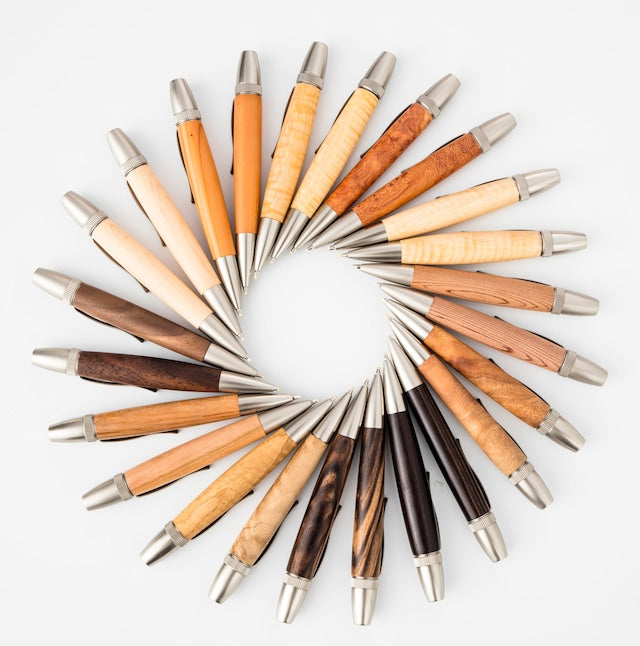 Wood Pen Precious wood ballpoint pen 1st place /ichii lucky heather SP15200 PARKER type