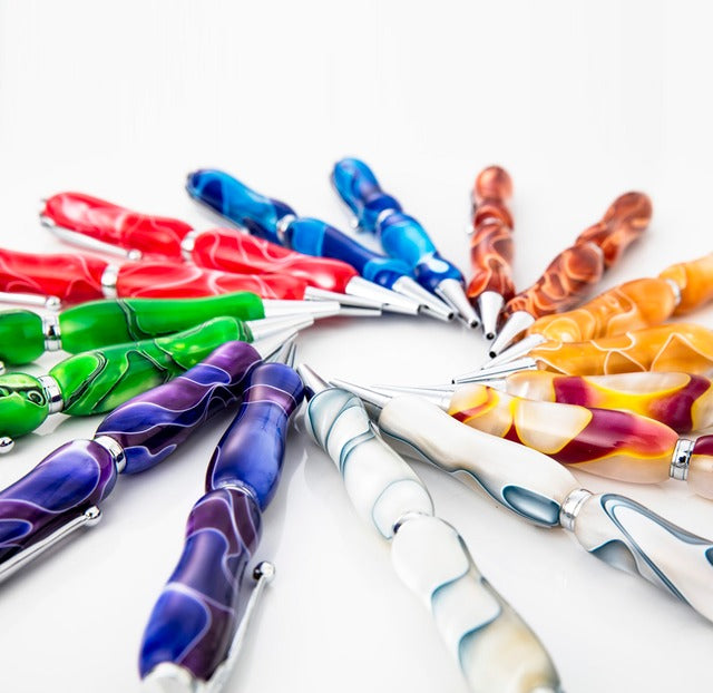 8Color Acrylic Pen Flow White /WhitexBrown TMA1600
