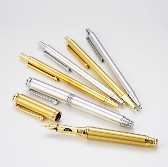 Metal Pen 高度研磨技術 金属シャープペン /真鍮 ノック式 KMS211