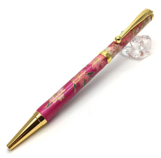 美濃和紙 ボールPen しだれ桜 /紫色 TM-1602 pu CROSS type