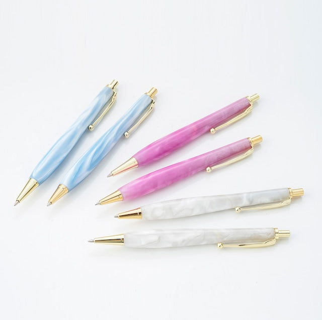 Shape Pen 絶妙なバランス形状の アクリルボールペン0.5mm /ブルー TAB2011