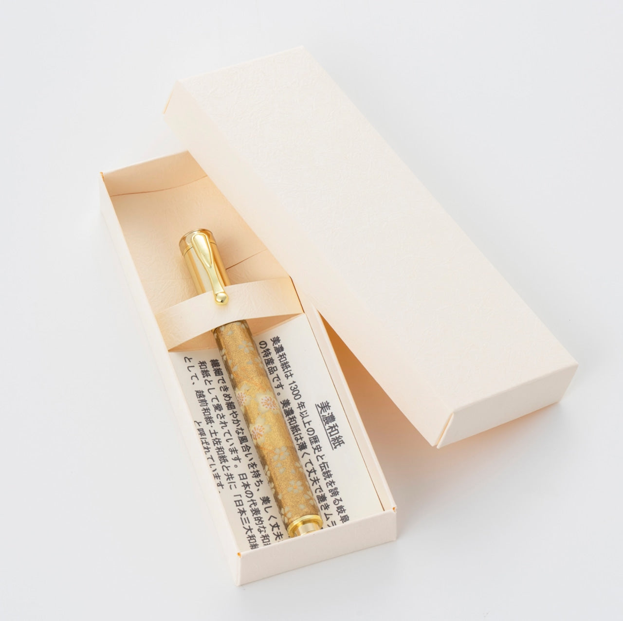 Mino Washi ballpoint pen, cherry and rape blossoms/yellow TM-2305 CROSS type