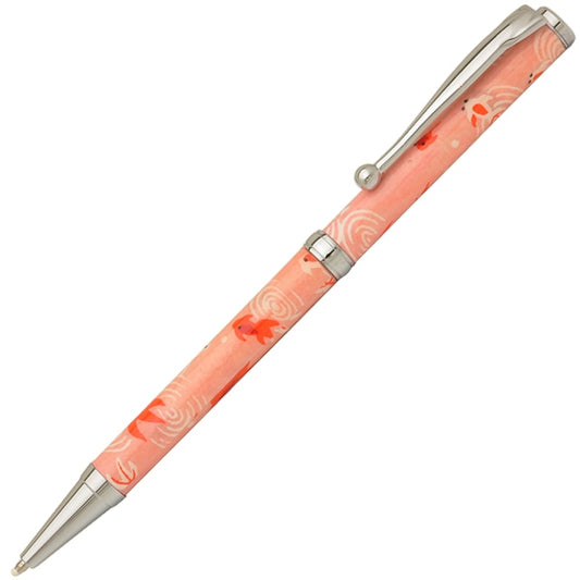 美濃和紙 ボールPen 金魚 /桃色 PMW1552 pk