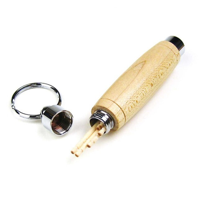 Precious wood with gentle texture Wood Toothpick holder/Toothpick Maple Wood SY15001