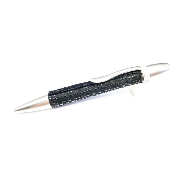 伝統工芸 鹿漆革 (しかしっぴ) 変り市松 /いちまつ (黒色)PIN1612 PARKER type