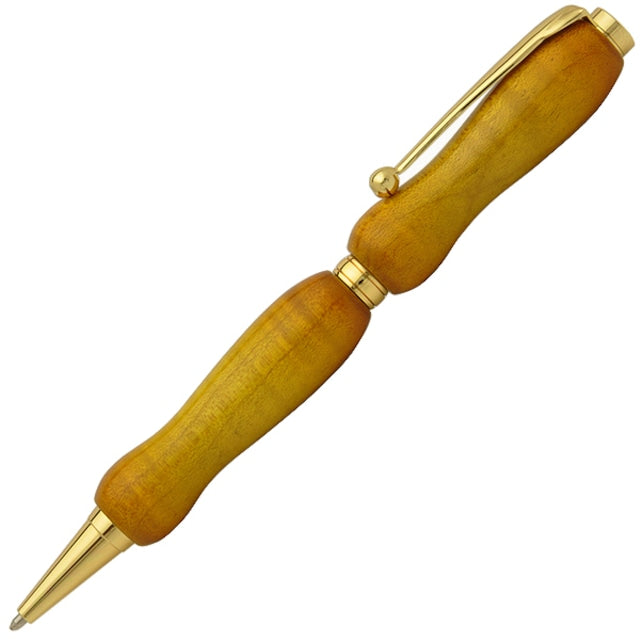 Air Brush Wood Pen ギター塗装 カーリーメープル /Yelloe TGT1621 CROSS type