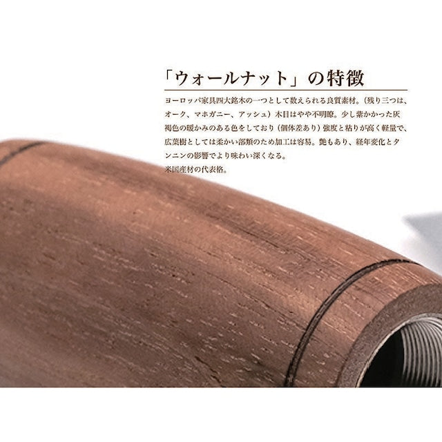 優しい木肌の銘木 Woodピルケース /薬入れ ウォルナット SPK1501
