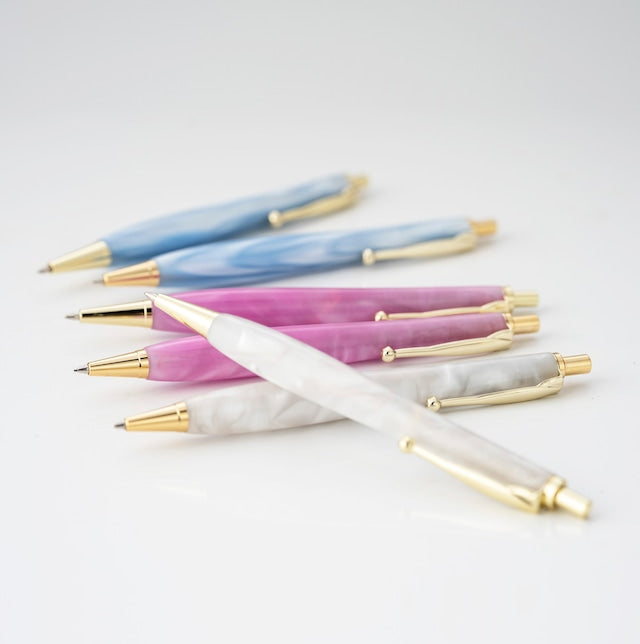 Shape Pen 絶妙なバランス形状の アクリルボールペン0.5mm /ブルー TAB2011