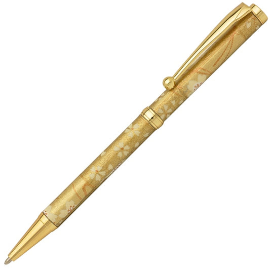 美濃和紙 ボールPen 金箔格子 /金色 PMW1555 gd CROSS type