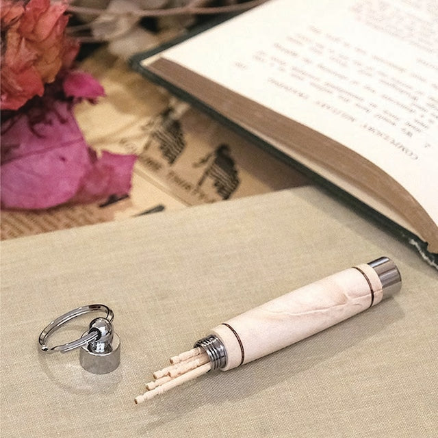 Precious wood with gentle texture Wood Toothpick holder/Toothpick Maple Wood SY15001