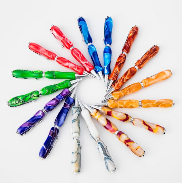 8Color Acrylic Pen Flow White /WhitexBrown TMA1600