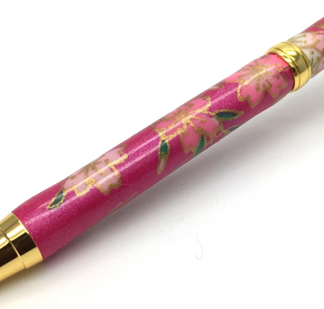 美濃和紙 ボールPen しだれ桜 /紫色 TM-1602 pu CROSS type