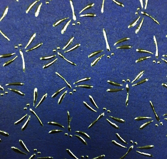 伝統工芸 鹿漆革 (しかしっぴ) とんぼ /勝ち虫 (紺色)PIN1610 PARKER type