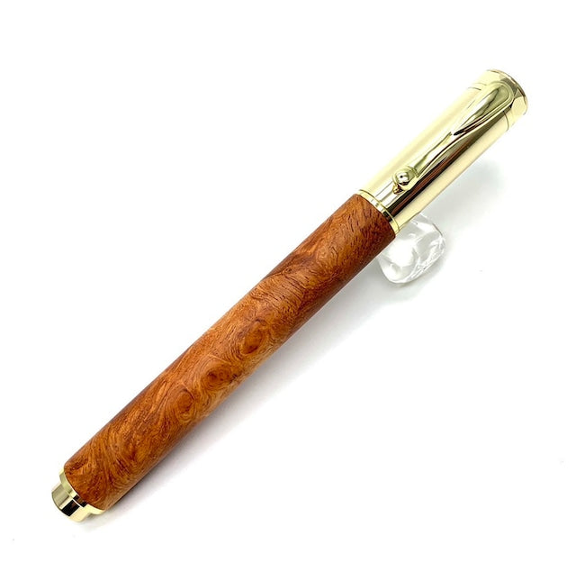 Rare wood rollerball Pen Karin Kobumoku/Karin TWB2301 Magnet Cap type