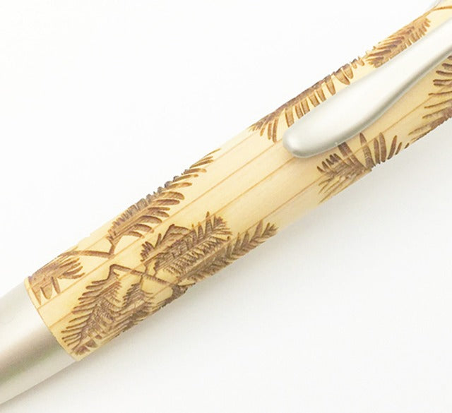 Carving Wood Pen レーザー加工 岐阜県産材 長良すぎ TWA1800