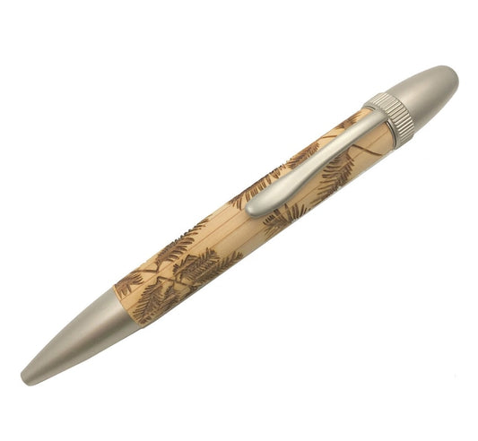 Carving Wood Pen レーザー加工 岐阜県産材 長良すぎ TWA1800